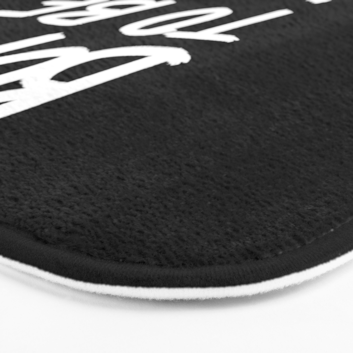 Born to Be Wild ~ Typography Bath Mat Gallery Image 3
