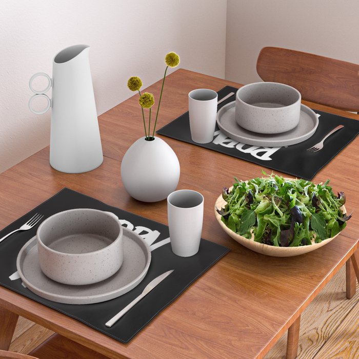 Born to Be Wild ~ Typography Placemat Gallery Image 2