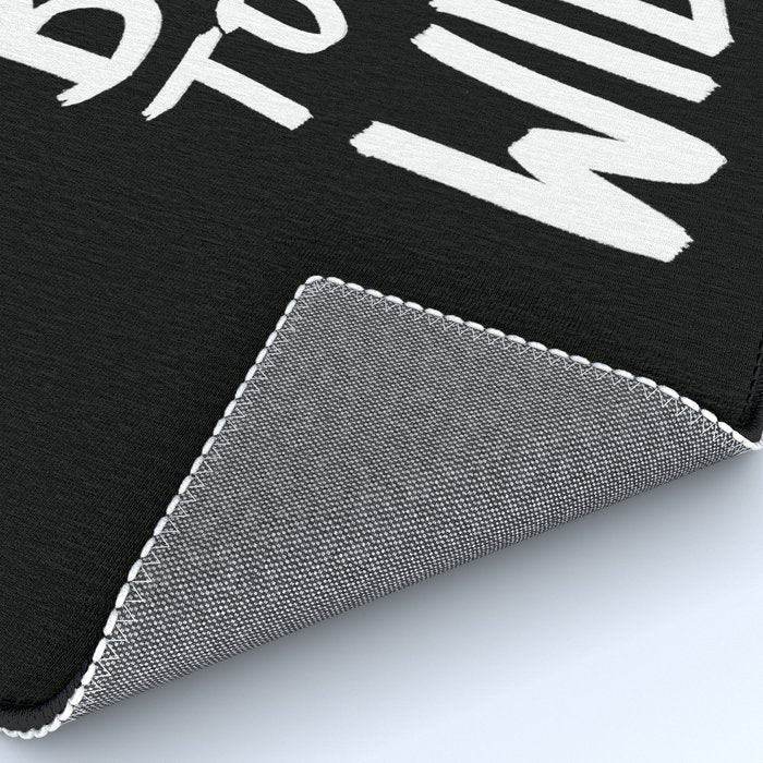 Born to Be Wild ~ Typography Rug Gallery Image 4