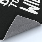 Born to Be Wild ~ Typography Rug Gallery Image 4