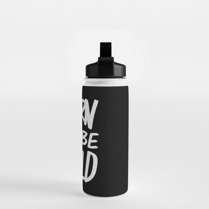 Born to Be Wild ~ Typography Water Bottle Gallery Image 2