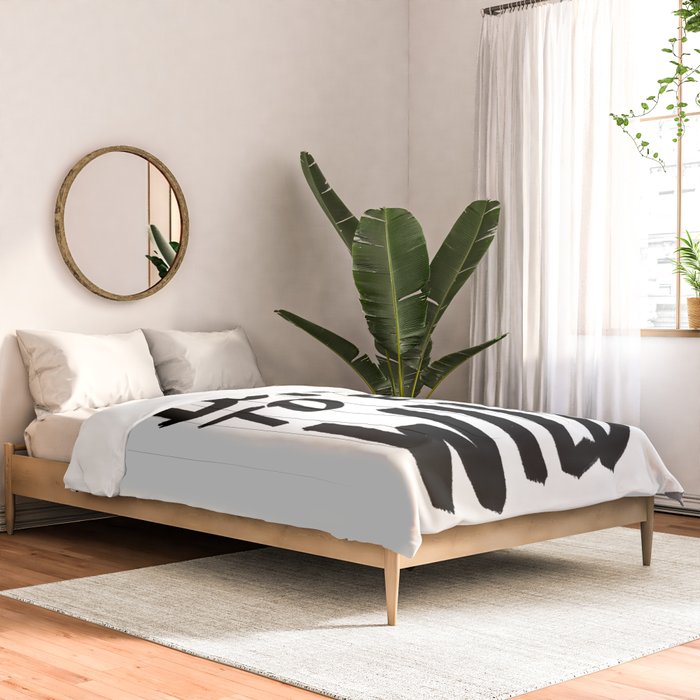 Born to Be Wild ~ Typography Comforter Gallery Image 2