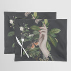 Minimal Collage/ Hand, Plants and Butterflies 7 Placemat Gallery Image 1