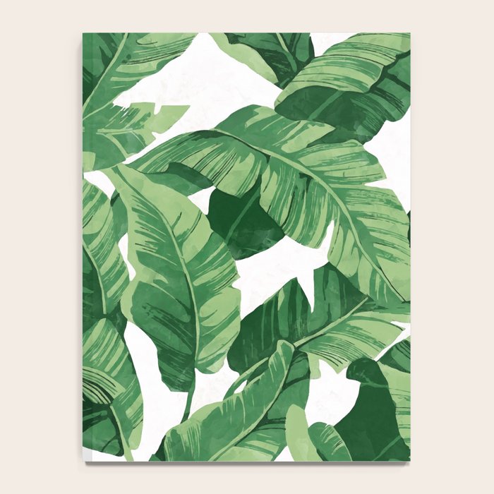 Tropical banana leaves IV Notebook Gallery Image 4