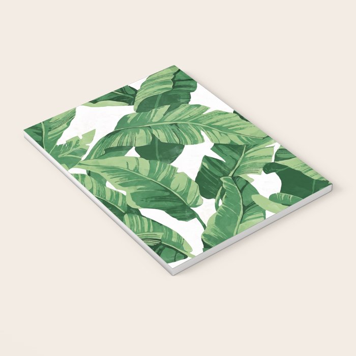 Tropical banana leaves IV Notebook Gallery Image 3