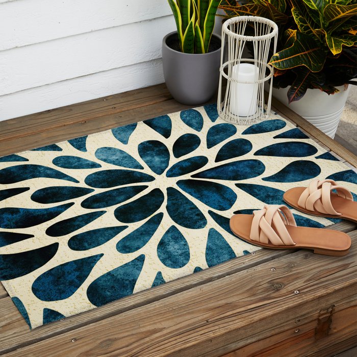 Petal Burst #5 Outdoor Rug Gallery Image 2
