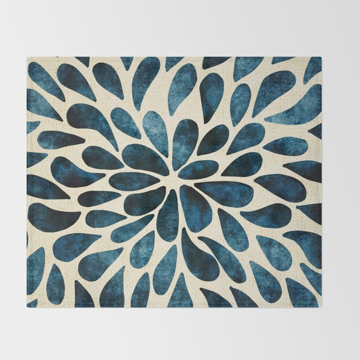 Petal Burst #5 Throw Blanket Gallery Image 2