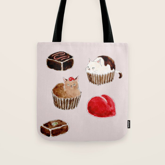 Chocolate Cats Tote Bag Gallery Image 1