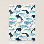 Whales, Orcas & Narwhals Stationery Card Gallery Image 2