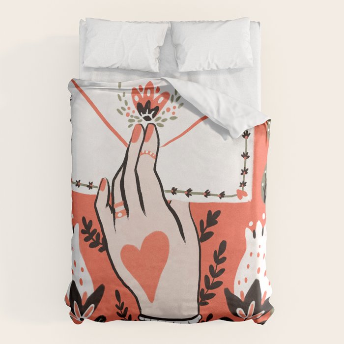 Love Letter Duvet Cover Gallery Image 1