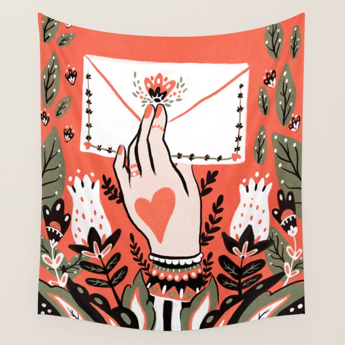 Love Letter Wall Tapestry Gallery Image 4