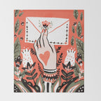 Love Letter Throw Blanket Gallery Image 2