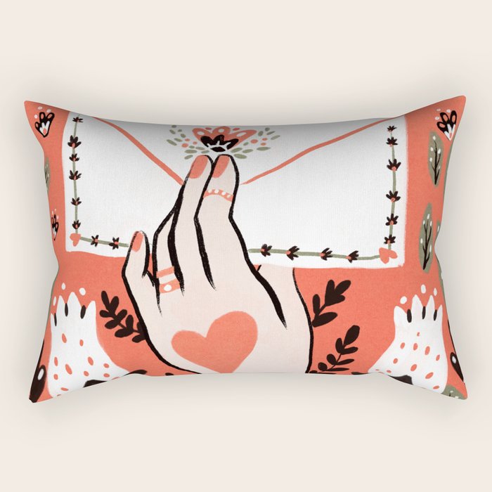 Love Letter Rectangular Pillow Gallery Image 1