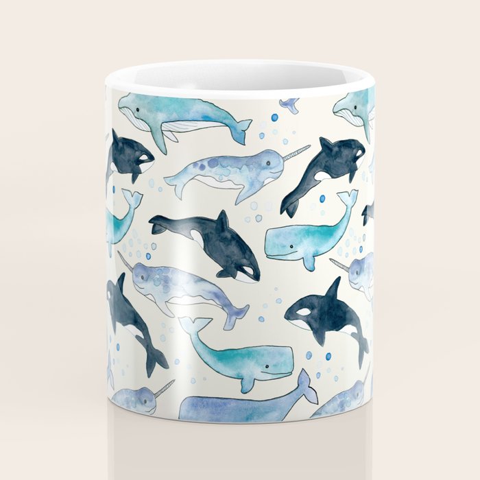 Whales, Orcas & Narwhals Coffee Mug Gallery Image 4