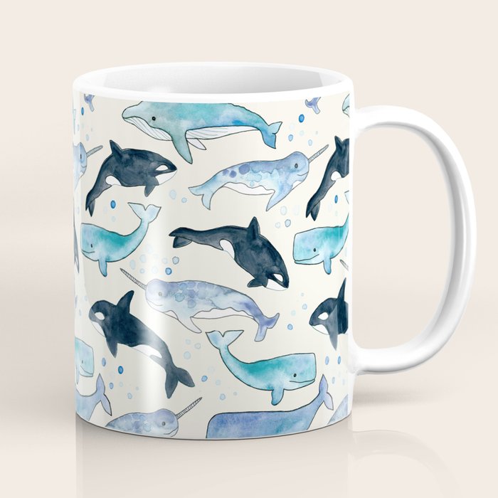 Whales, Orcas & Narwhals Coffee Mug Gallery Image 1