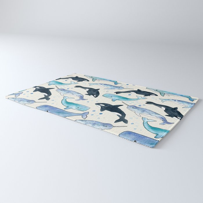 Whales, Orcas & Narwhals Rug Gallery Image 3