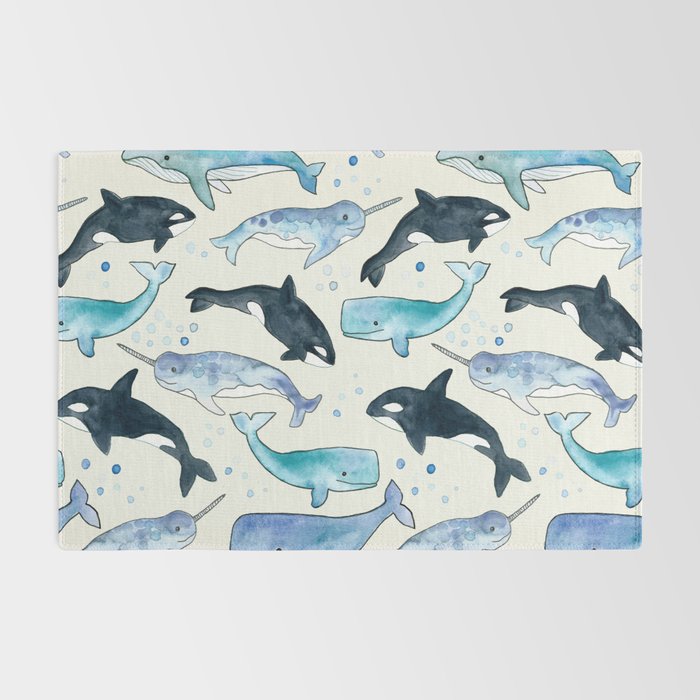 Whales, Orcas & Narwhals Rug Gallery Image 2