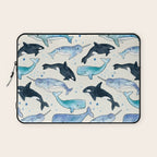 Whales, Orcas & Narwhals Laptop Sleeve Gallery Image 1