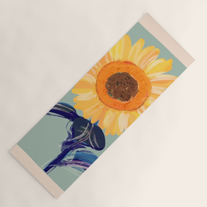 Sunflower 2 Yoga Mat Gallery Image 1
