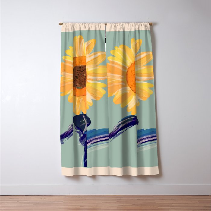 Sunflower 2 Window Curtain Gallery Image 3