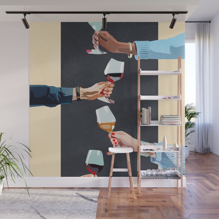 Cheers 6 Wall Mural Gallery Image 1