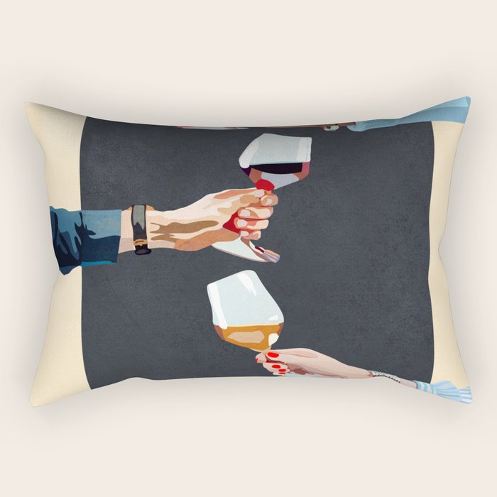 Cheers 6 Rectangular Pillow Gallery Image 1