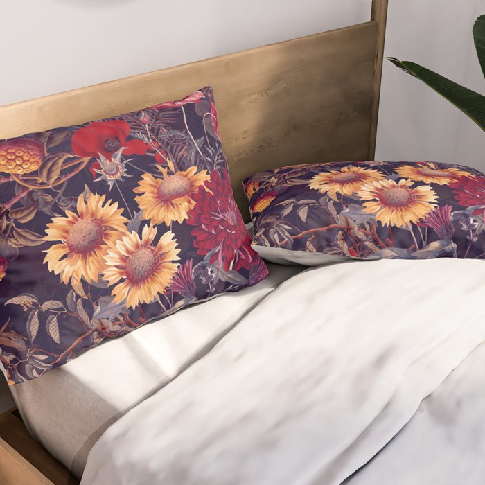 Midnight Garden IV Pillow Sham Gallery Image 2