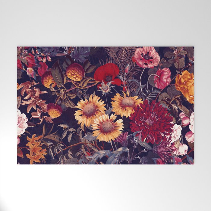 Midnight Garden IV Welcome Mat Gallery Image 1