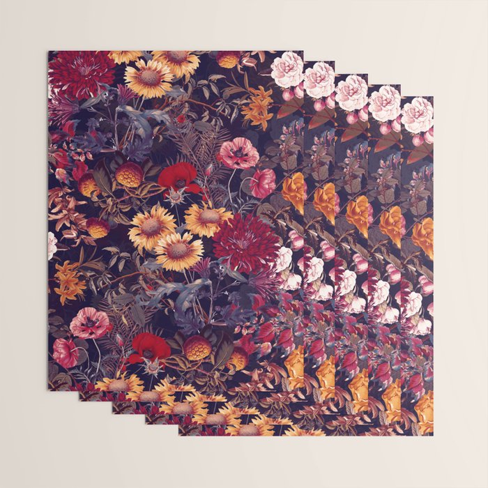 Midnight Garden IV Wrapping Paper Gallery Image 3