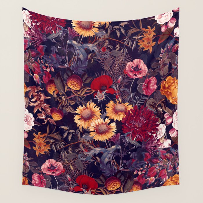 Midnight Garden IV Wall Tapestry Gallery Image 1