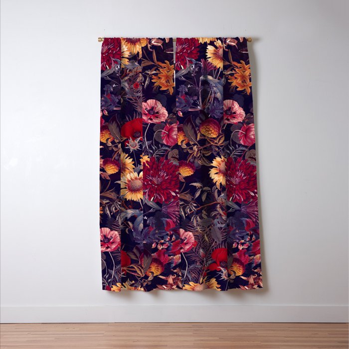 Midnight Garden IV Window Curtain Gallery Image 3