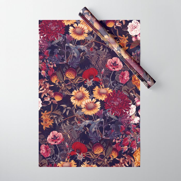 Midnight Garden IV Wrapping Paper Gallery Image 1
