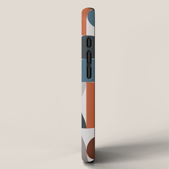 Mid Century Modern Geometric 25 iPhone Case Gallery Image 2