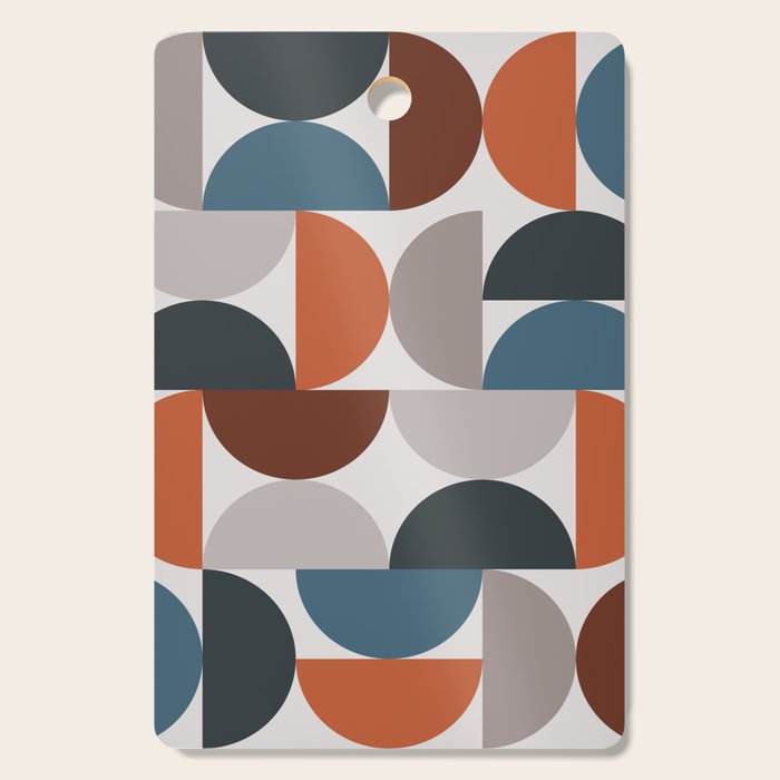 Mid Century Modern Geometric 25 Cutting Board Gallery Image 1
