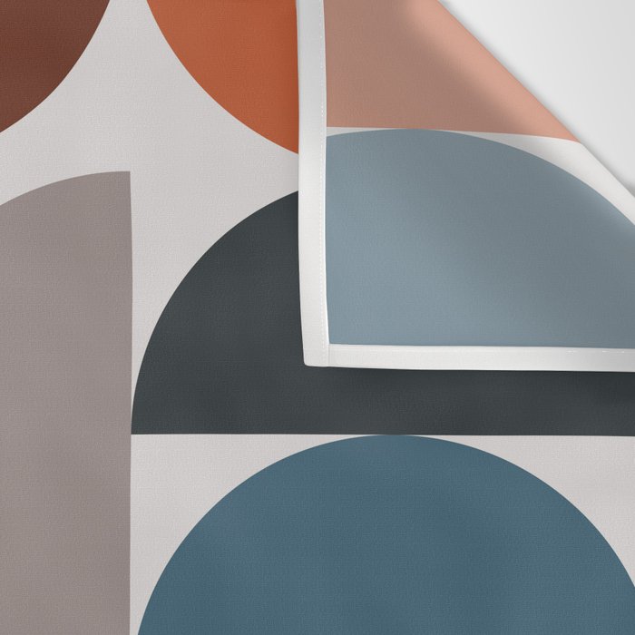 Mid Century Modern Geometric 25 Wall Tapestry Gallery Image 3