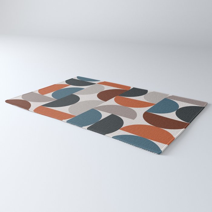Mid Century Modern Geometric 25 Rug Gallery Image 3