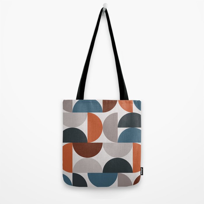 Mid Century Modern Geometric 25 Tote Bag Gallery Image 2