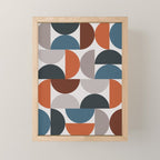 Mid Century Modern Geometric 25 Mini Art Print Gallery Image 1
