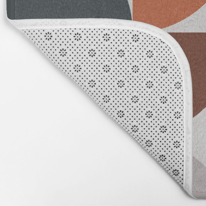 Mid Century Modern Geometric 25 Bath Mat Gallery Image 2