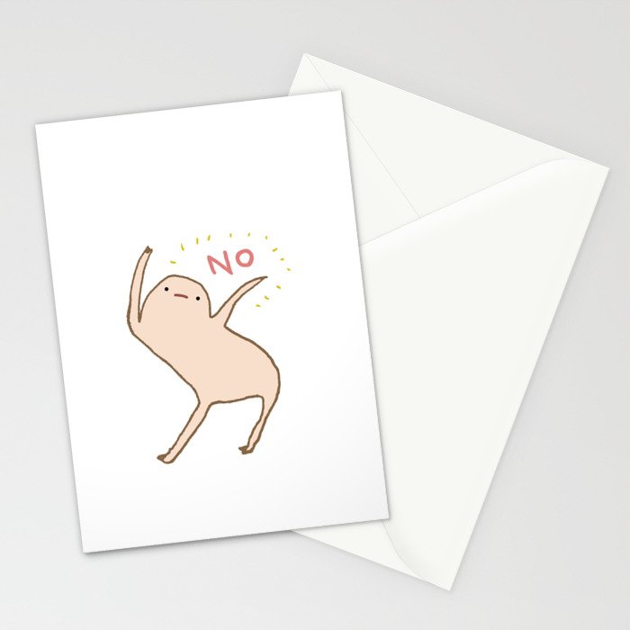 Honest Blob Says No Stationery Card Gallery Image 2