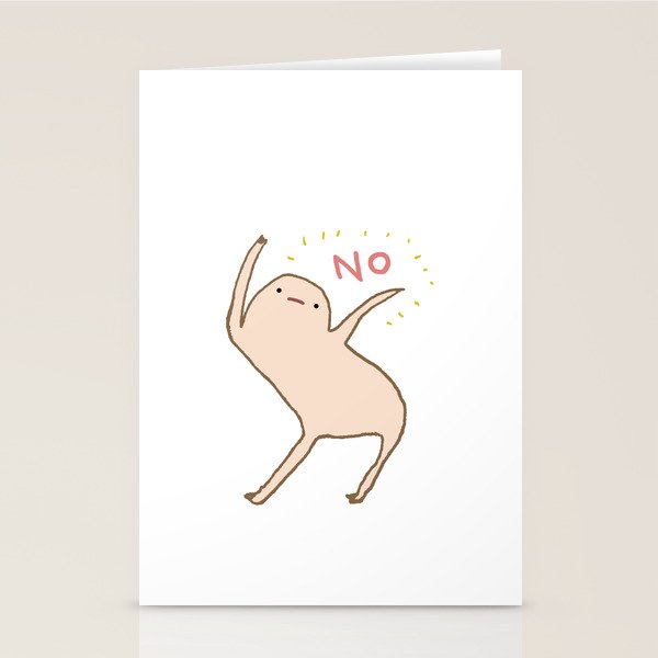 Honest Blob Says No Stationery Card Gallery Image 2