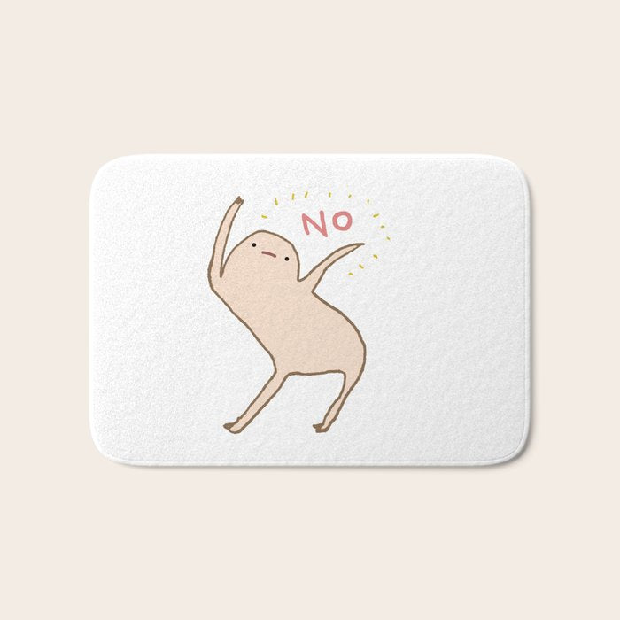 Honest Blob Says No Bath Mat Gallery Image 1