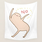Honest Blob Says No Wall Tapestry Gallery Image 4