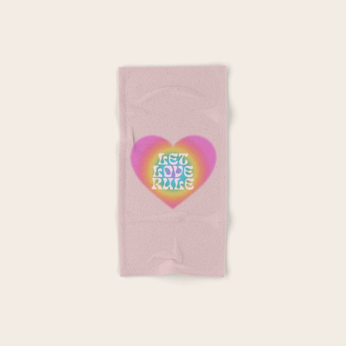 Let Love Rule Bath Towel Gallery Image 1