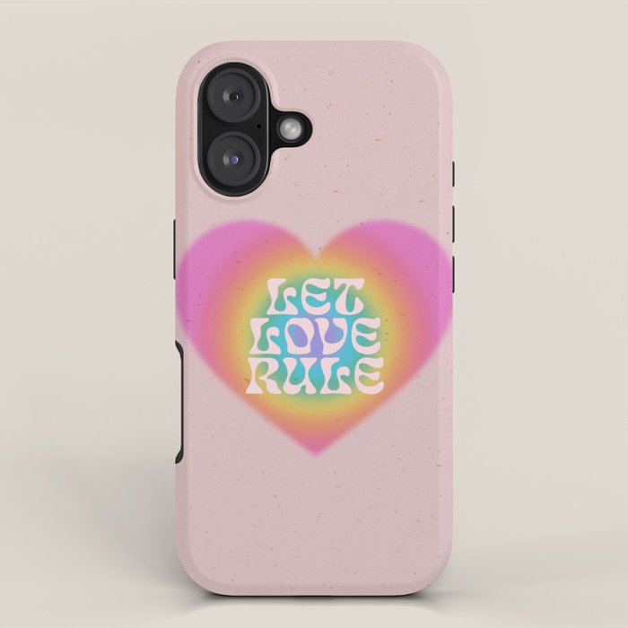 Let Love Rule iPhone Case Gallery Image 1