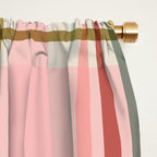 Modern Pastel Grid B Window Curtain Gallery Image 2