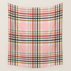 Modern Pastel Grid B Wall Tapestry Gallery Image 4