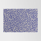 Playful strokes #4 / Blue on Beige Rug Gallery Image 2