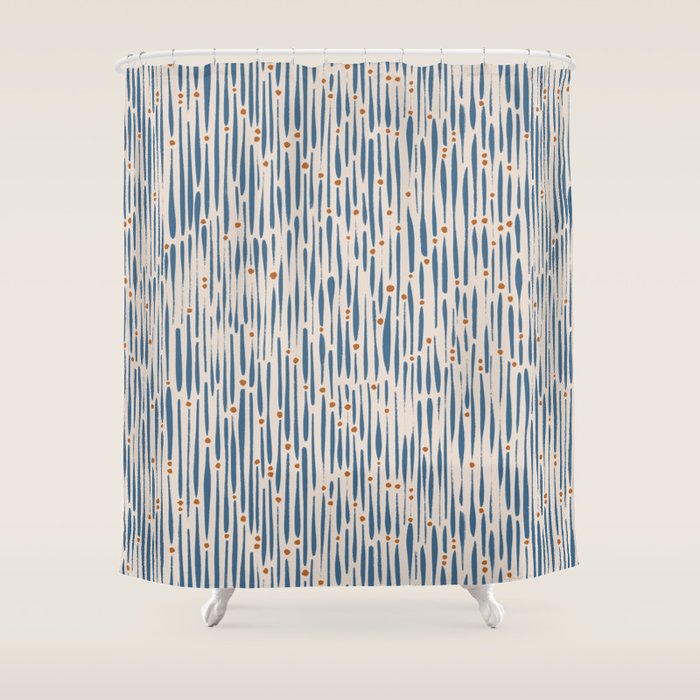Simple Hand Drawn Pattern #15 Shower Curtain Gallery Image 1