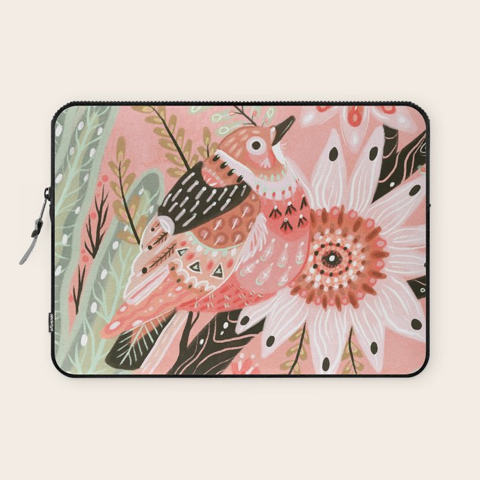 Little Pink Bird Laptop Sleeve Gallery Image 1